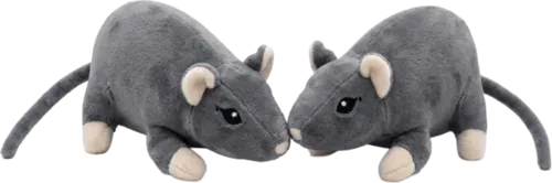 Plush rat companions